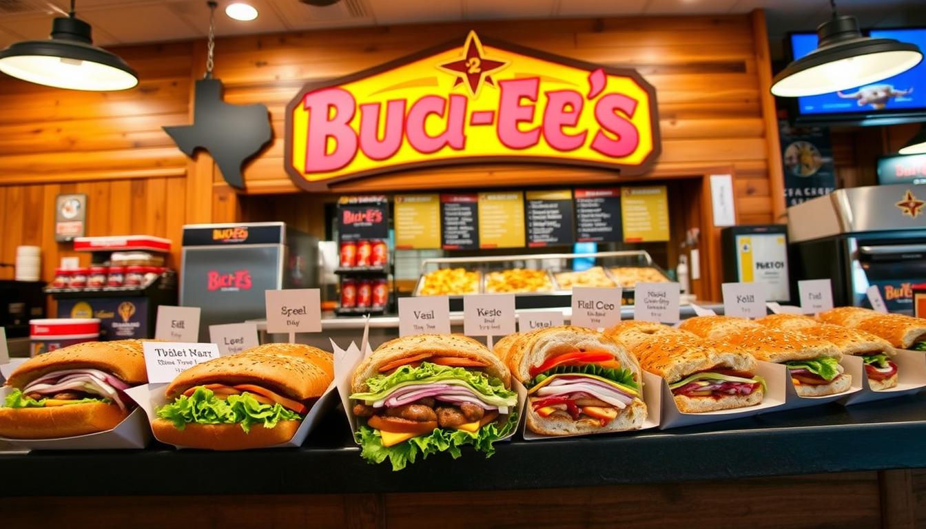 Buc-ee's Sandwich Menu
