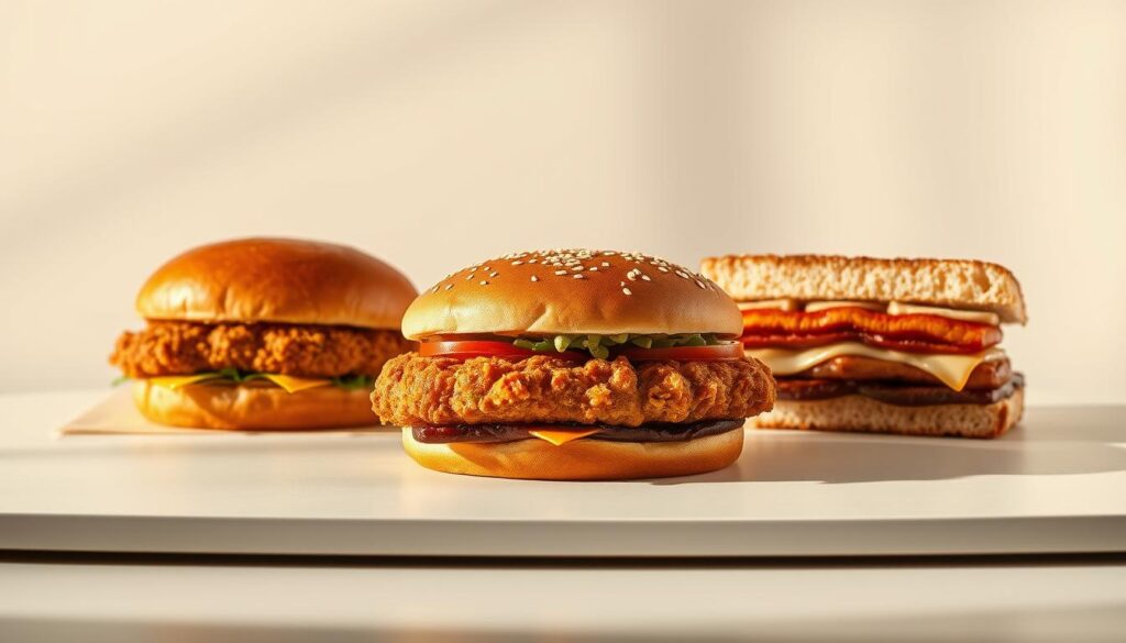 KFC Sandwich Menu Items